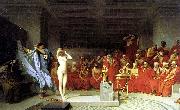 Jean-Leon Gerome Phryne before the Areopagus, oil painting reproduction